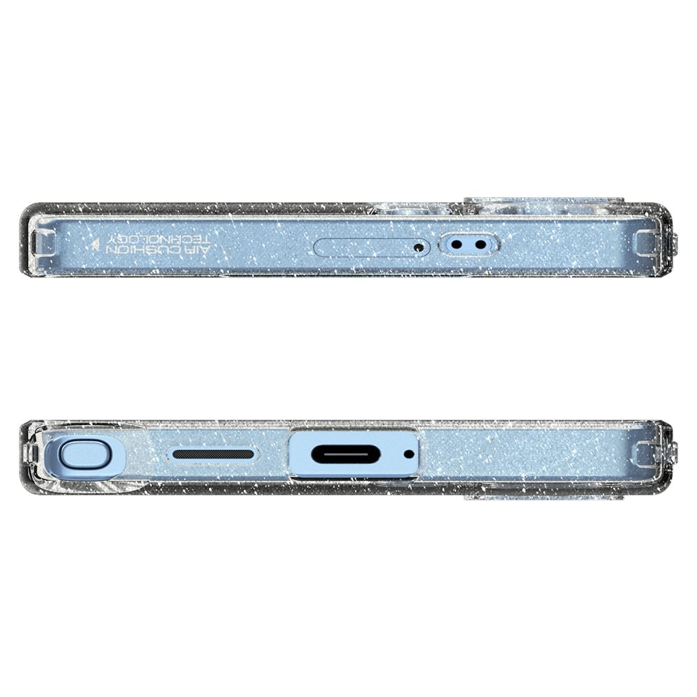 Husa pentru Samsung Galaxy S25 Ultra S938, Spigen, Liquid Crystal Glitter, Transparenta ACS08950