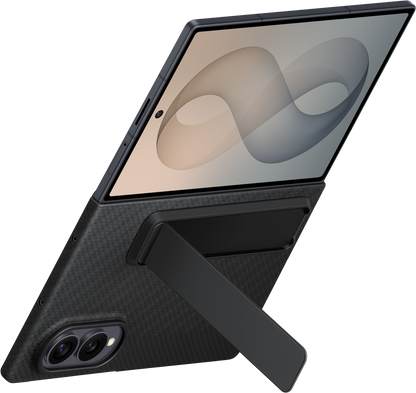 Husa pentru Samsung Galaxy Z Fold8 F971, Carbon Standing, Neagra EF-XF971SBEGWW