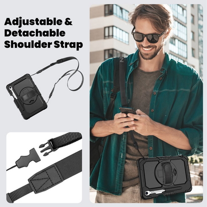 Husa pentru Samsung Galaxy Tab S11, Tech-Protect, Solid360, Neagra