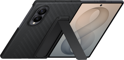 Husa pentru Samsung Galaxy Z Fold8 F971, Carbon Standing, Neagra EF-XF971SBEGWW