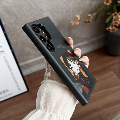 Husa pentru Samsung Galaxy S25 Ultra S938, OEM, Display Customized E-Ink, Neagra