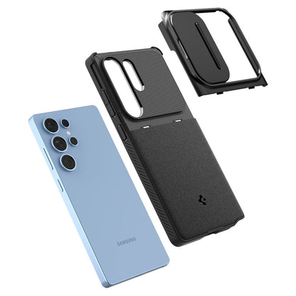 Husa pentru Samsung Galaxy S25 Ultra S938, Spigen, OPTIK ARMOR, Neagra ACS08969