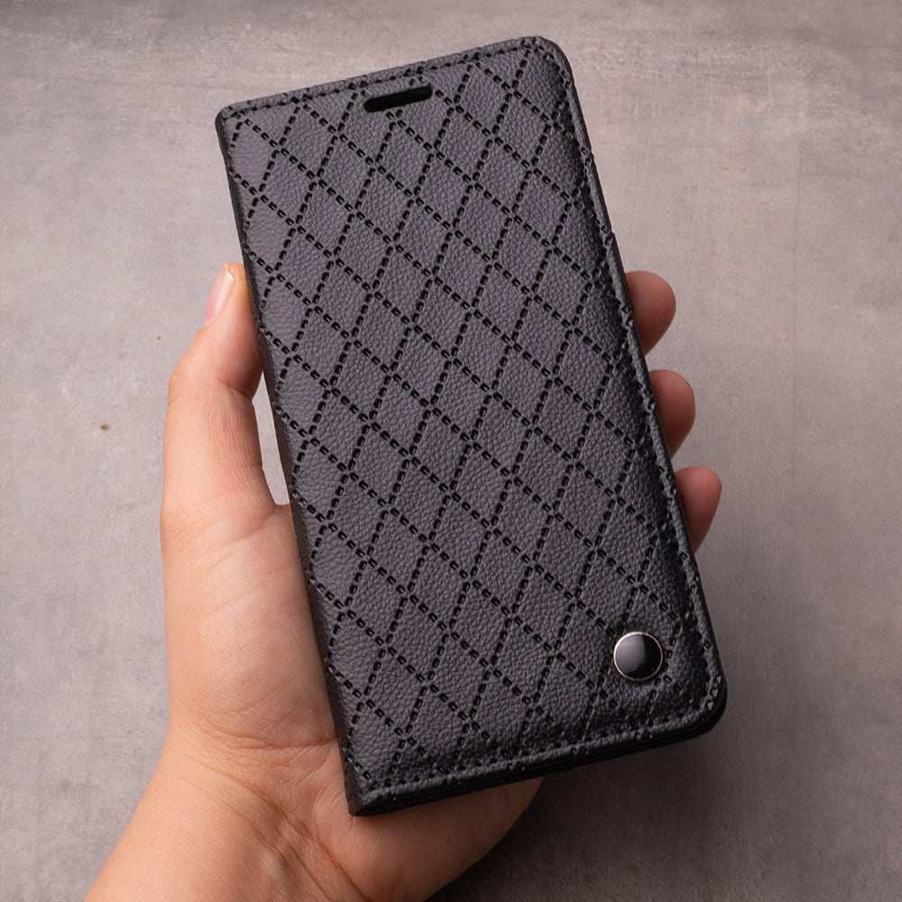 Husa pentru Samsung Galaxy A56 A566, OEM, Smart Caro, Neagra