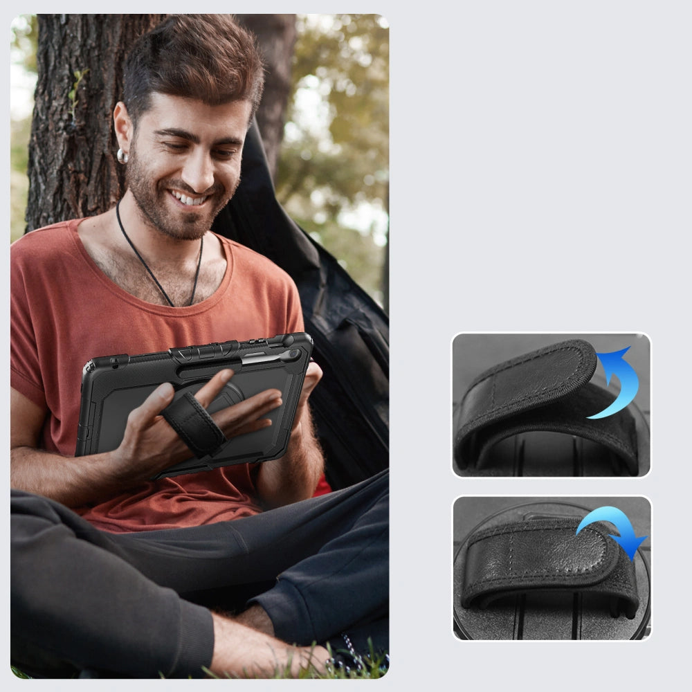 Husa pentru Samsung Galaxy Tab S10 FE+, Tech-Protect, Solid, Neagra