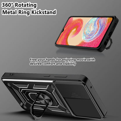 Husa pentru Samsung Galaxy A04e A042 / M04 M045, Techsuit, CamShield, Neagra