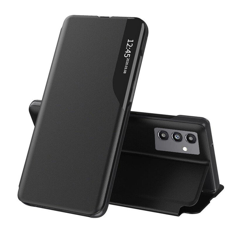 Husa pentru Samsung Galaxy A04s A047 / A13 5G A136, Techsuit, eFold, Neagra