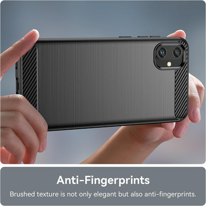 Husa pentru Samsung Galaxy A05 A055, Techsuit, Carbon, Neagra