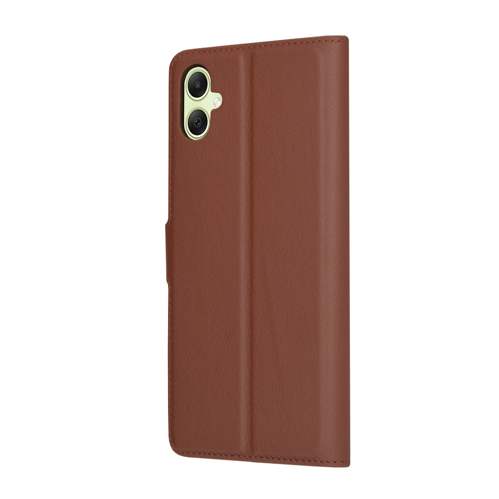 Husa pentru Samsung Galaxy A05 A055, Techsuit, Leather Folio, Maro