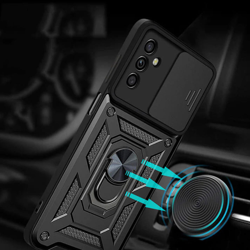 Husa pentru Samsung Galaxy A05s A057, Techsuit, CamShield, Neagra