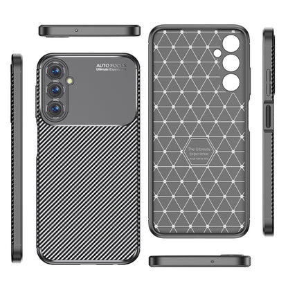 Husa pentru Samsung Galaxy A05s A057, Techsuit, CarbonFiber, Neagra