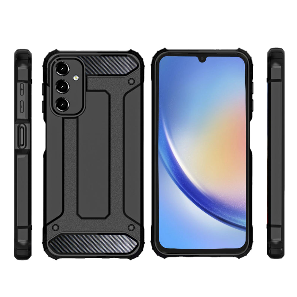 Husa pentru Samsung Galaxy A05s A057, Techsuit, Hybrid Armor, Neagra