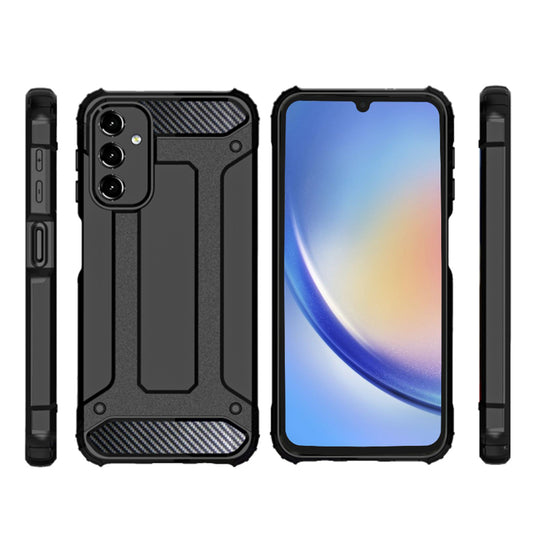 Husa pentru Samsung Galaxy A05s A057, Techsuit, Hybrid Armor, Neagra