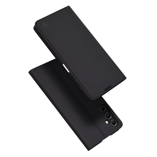 Husa pentru Samsung Galaxy A05s A057, Techsuit, Magskin Book, Neagra