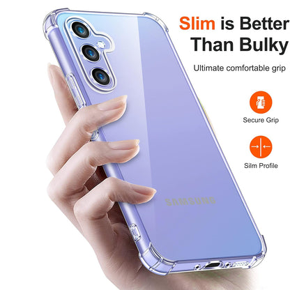 Husa pentru Samsung Galaxy A05s A057, Techsuit, Shockproof Clear, Transparenta