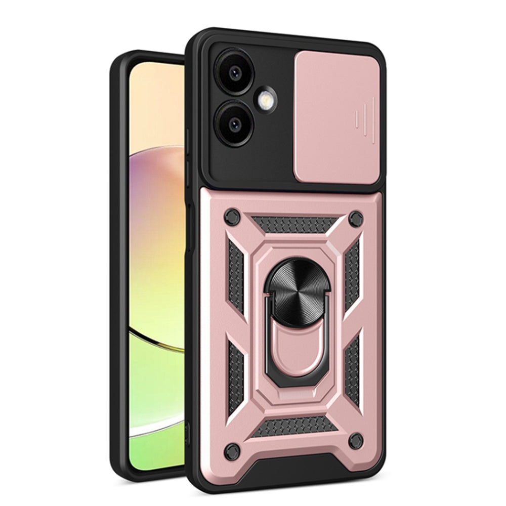 Husa pentru Samsung Galaxy A06 A065, Techsuit, CamShield, Roz