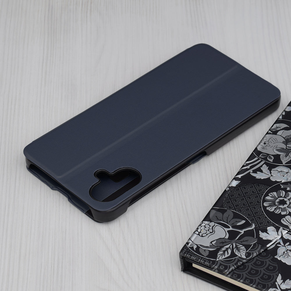 Husa pentru Samsung Galaxy A06 A065, Techsuit, eFold, Albastra Inchis
