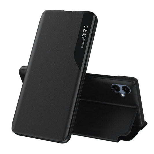 Husa pentru Samsung Galaxy A06 A065, Techsuit, eFold, Neagra