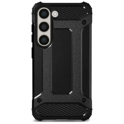 Husa pentru Samsung Galaxy A06 A065, Techsuit, Hybrid Armor, Neagra