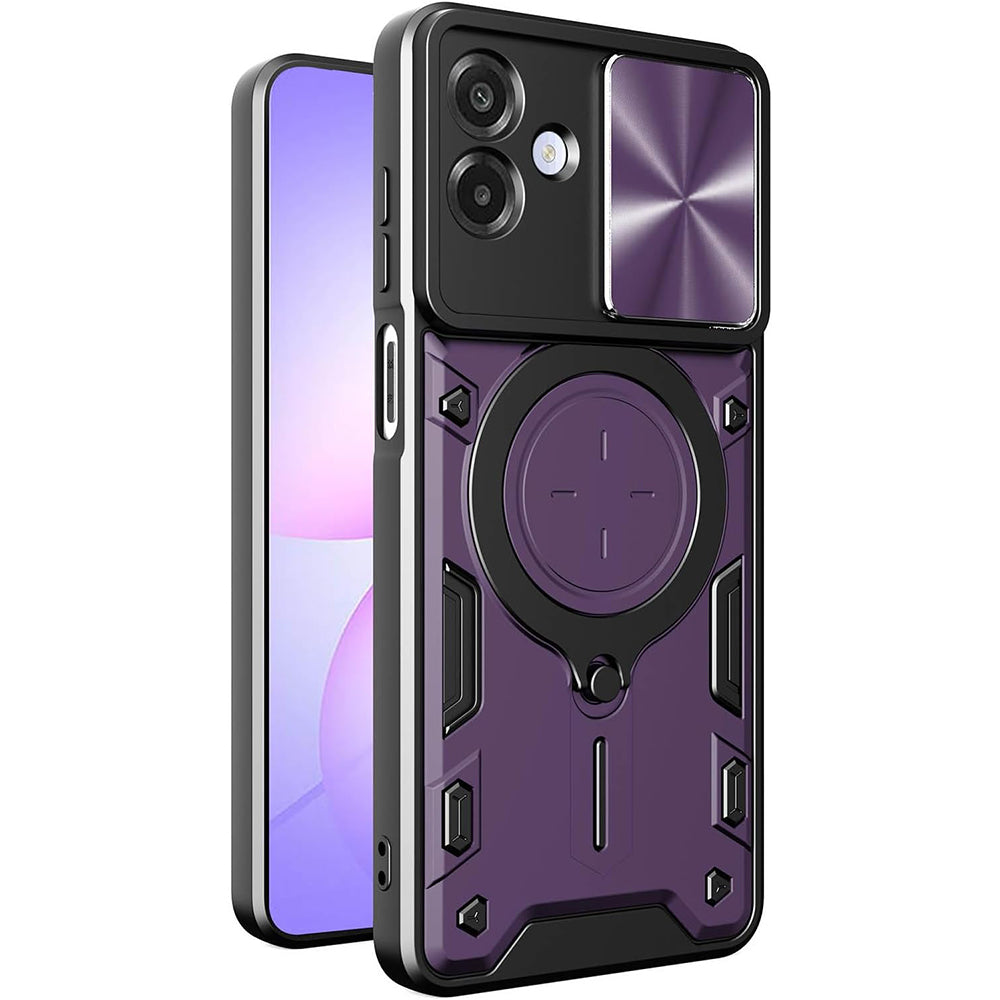 Husa pentru Samsung Galaxy A07 4G A075, Techsuit, CamGuard Pro, Mov