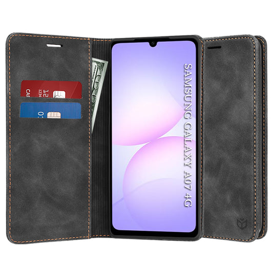 Husa pentru Samsung Galaxy A07 4G A075, Techsuit, Confy, Neagra