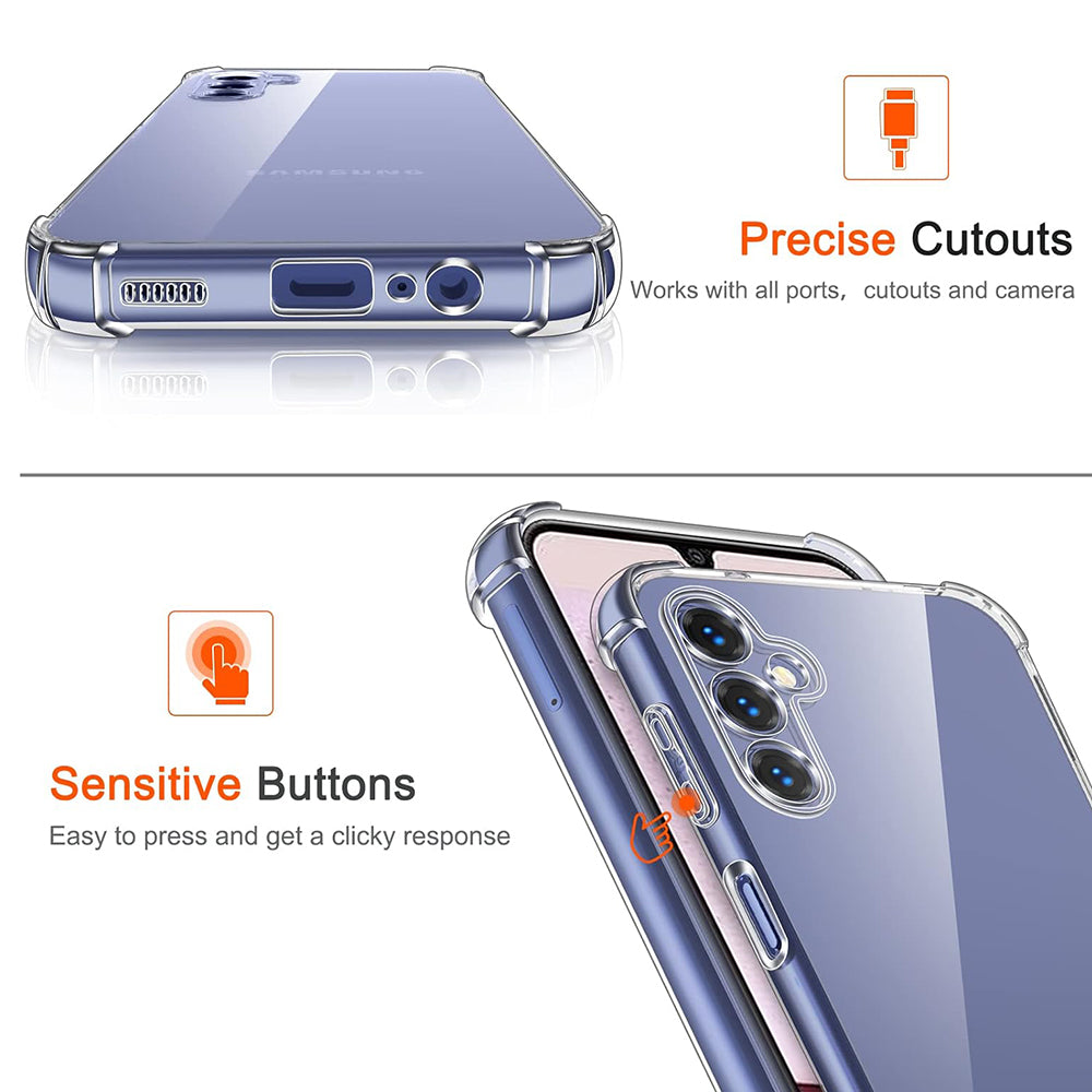 Husa pentru Samsung Galaxy A10 A105, Techsuit, Shockproof Clear, Transparenta