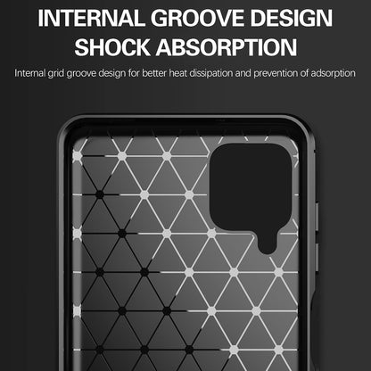 Husa pentru Samsung Galaxy A12 Nacho A127 / A12 A125, Techsuit, Carbon, Neagra