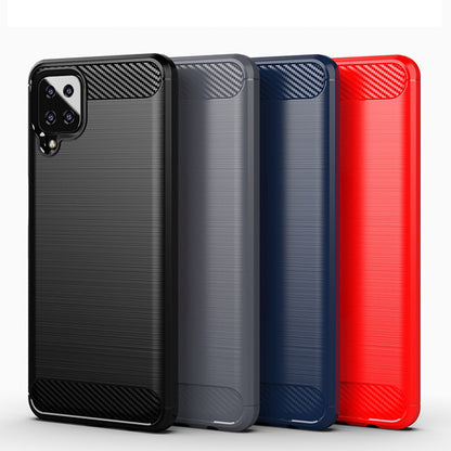 Husa pentru Samsung Galaxy A12 Nacho A127 / A12 A125, Techsuit, Carbon, Neagra