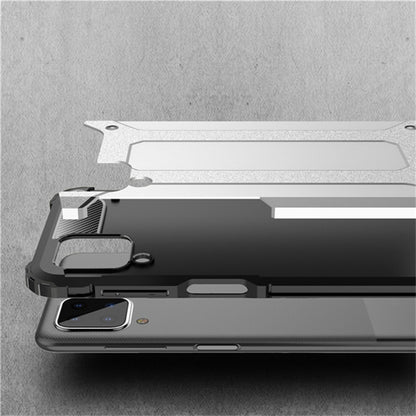 Husa pentru Samsung Galaxy A12 Nacho A127 / A12 A125, Techsuit, Hybrid Armor, Neagra