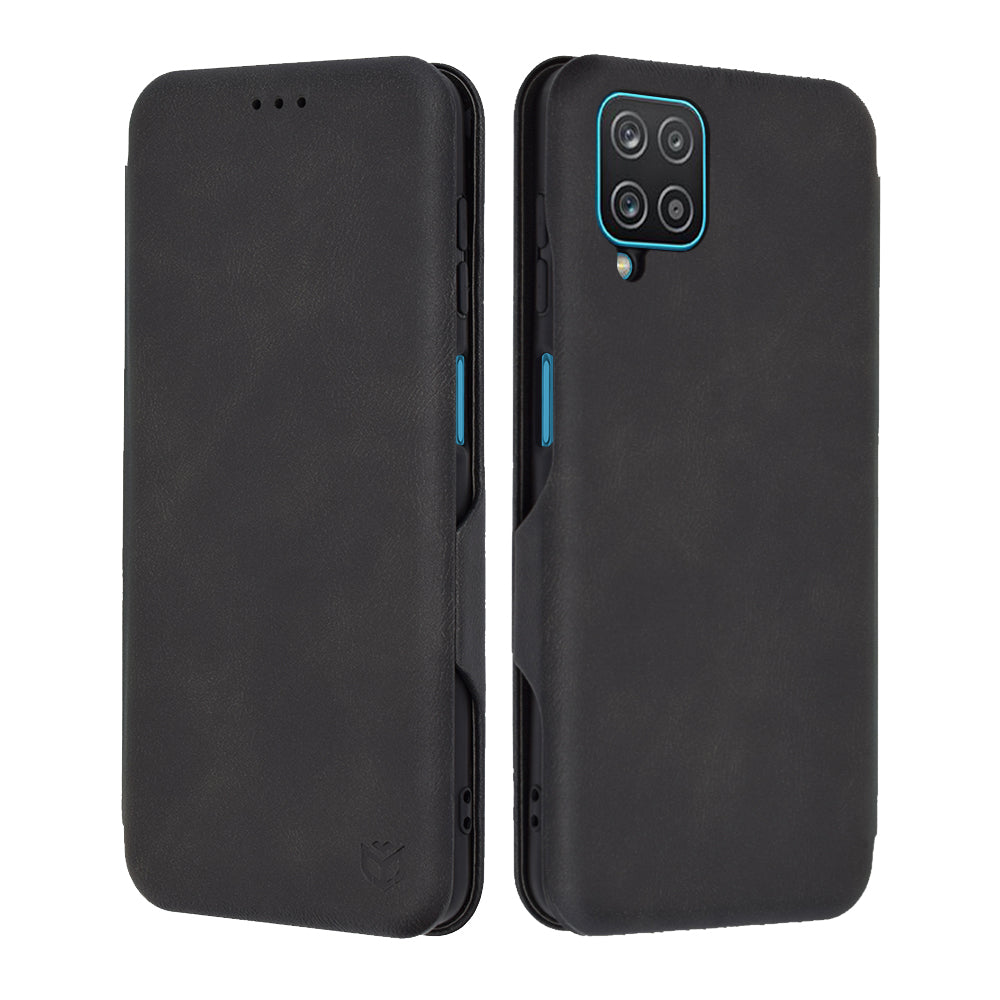Husa pentru Samsung Galaxy A12 Nacho A127 / A12 A125, Techsuit, Safe Wallet Plus, Neagra