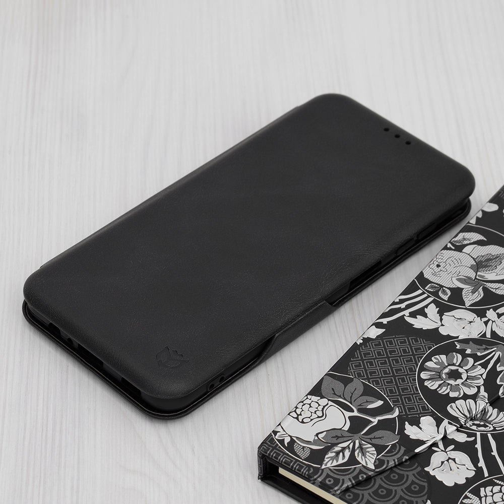 Husa pentru Samsung Galaxy A12 Nacho A127 / A12 A125, Techsuit, Safe Wallet Plus, Neagra