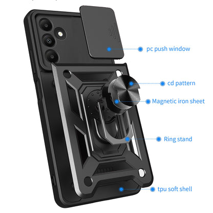 Husa pentru Samsung Galaxy A15 5G A156 / A15 A155, Techsuit, CamShield, Albastra