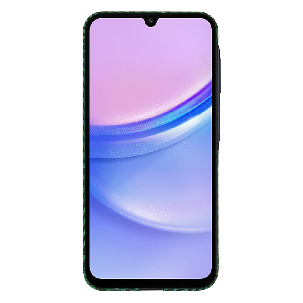 Husa pentru Samsung Galaxy A15 5G A156 / A15 A155, Techsuit, Carbonite FiberShell, Verde