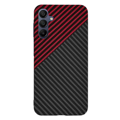 Husa pentru Samsung Galaxy A15 5G A156 / A15 A155, Techsuit, Carbonite FiberShell, Neagra Rosie