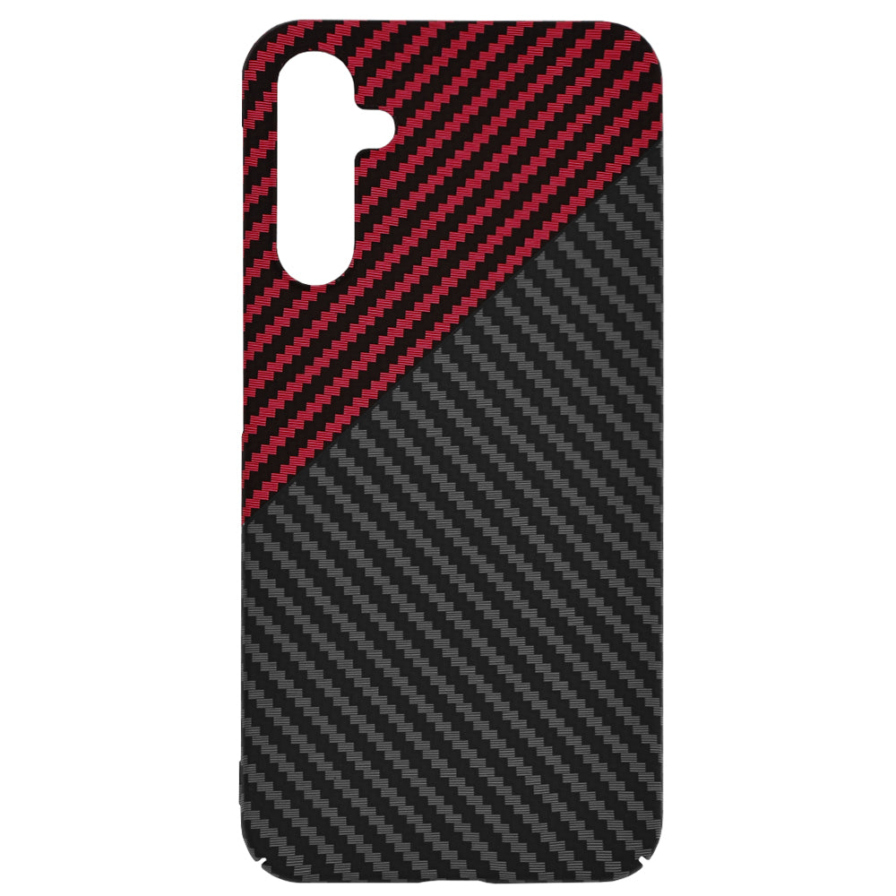 Husa pentru Samsung Galaxy A15 5G A156 / A15 A155, Techsuit, Carbonite FiberShell, Neagra Rosie
