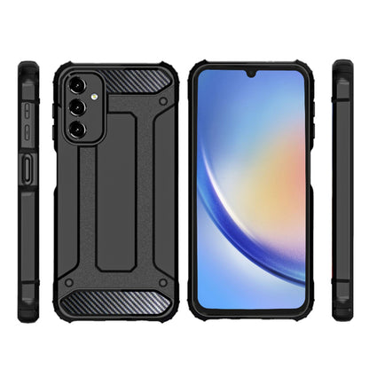 Husa pentru Samsung Galaxy A15 5G A156 / A15 A155, Techsuit, Hybrid Armor, Neagra