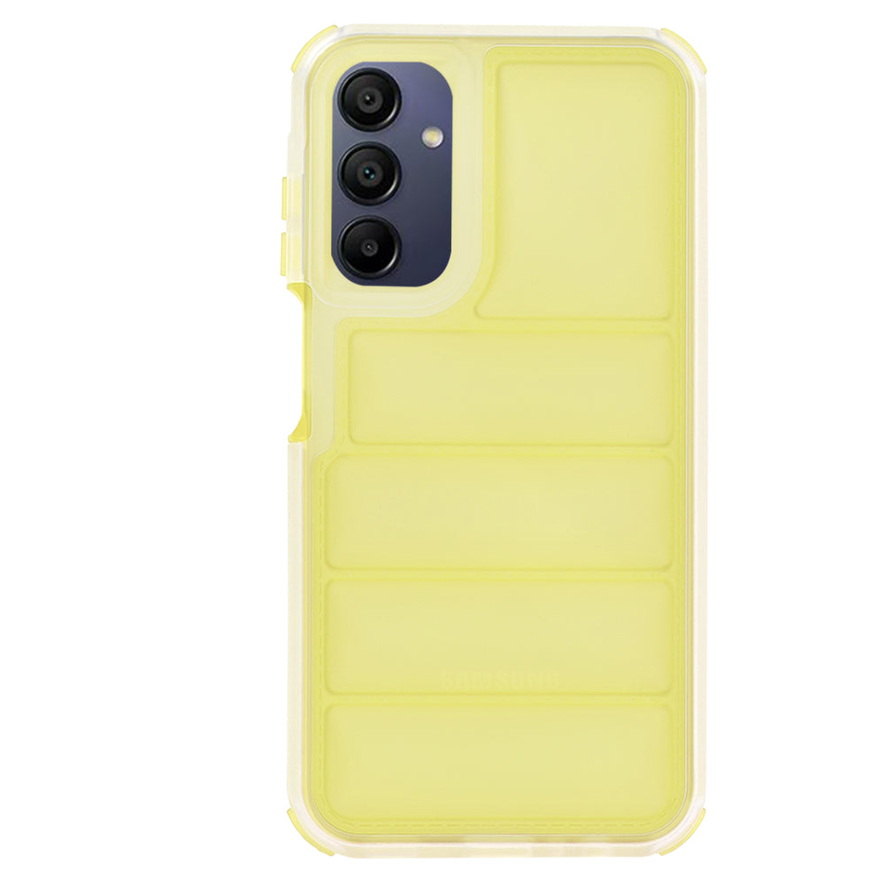 Husa pentru Samsung Galaxy A15 5G A156 / A15 A155, Techsuit, Wave Shield, Galbena
