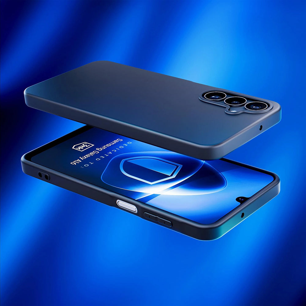 Husa pentru Samsung Galaxy A16 5G A166 / A16 4G A165, 3MK, Neagra Mata