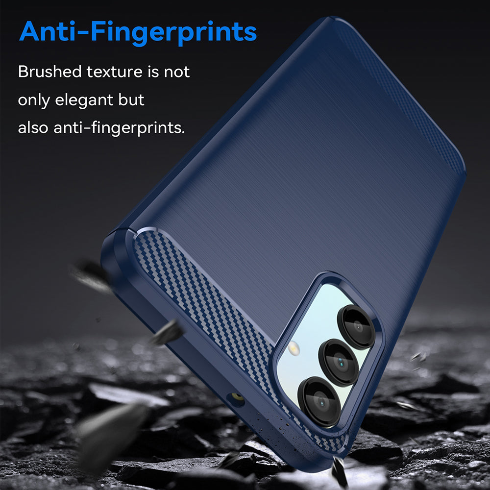 Husa pentru Samsung Galaxy A16 5G A166 / A16 4G A165, Techsuit, Carbon, Albastra