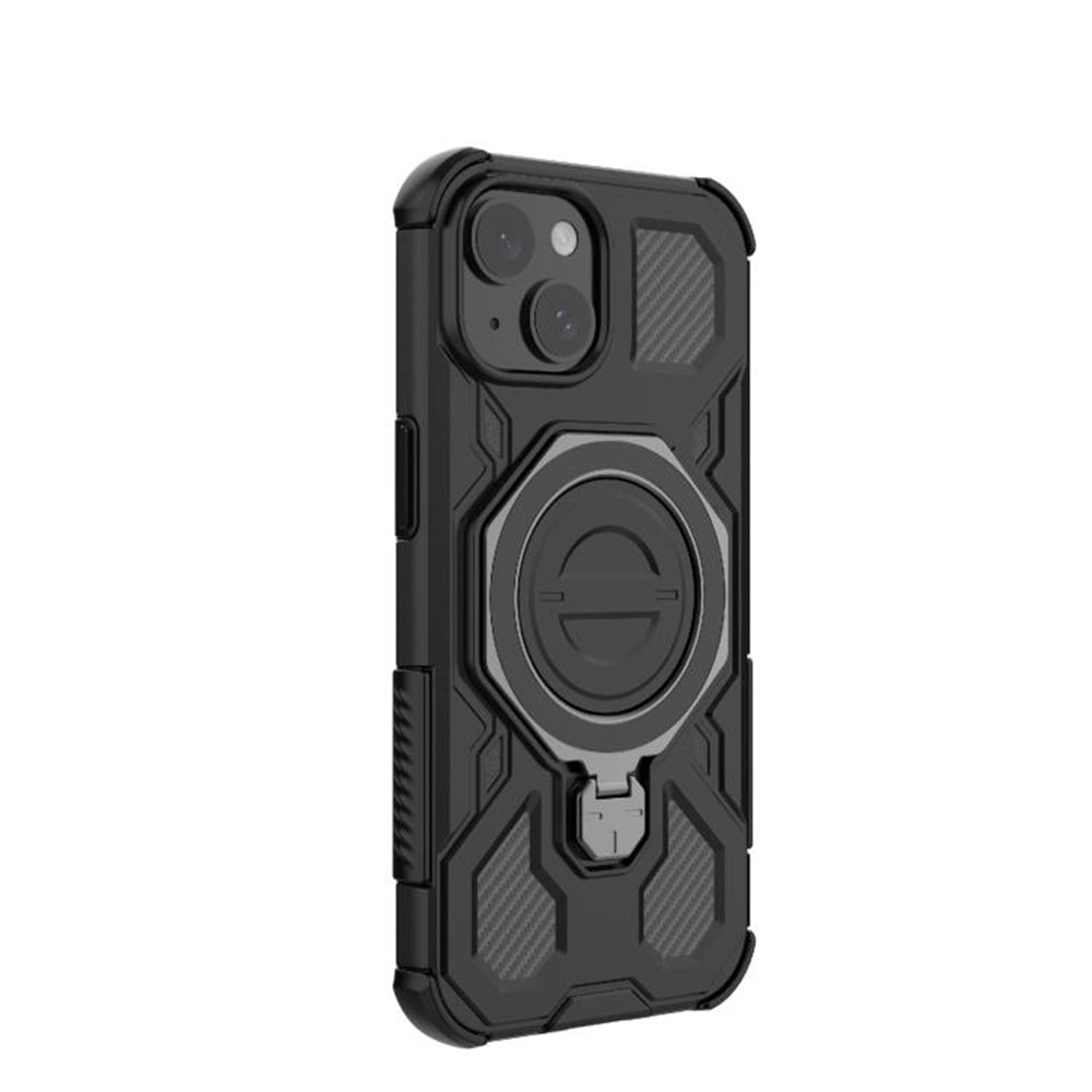 Husa pentru Samsung Galaxy A16 5G A166 / A16 4G A165, Techsuit, Carbon Shield Pro, Neagra
