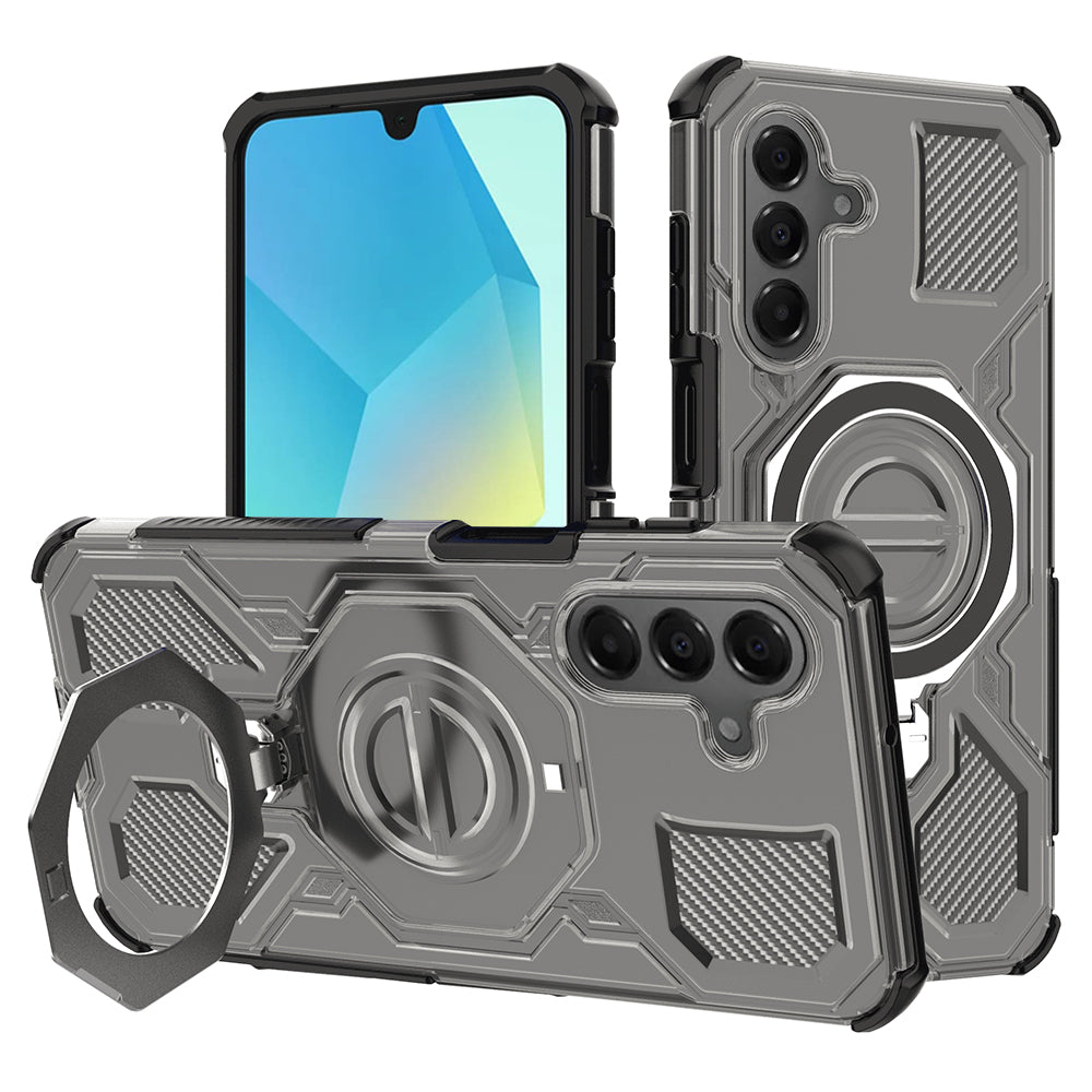 Husa pentru Samsung Galaxy A16 5G A166 / A16 4G A165, Techsuit, Carbon Shield Pro, Neagra Deschisa