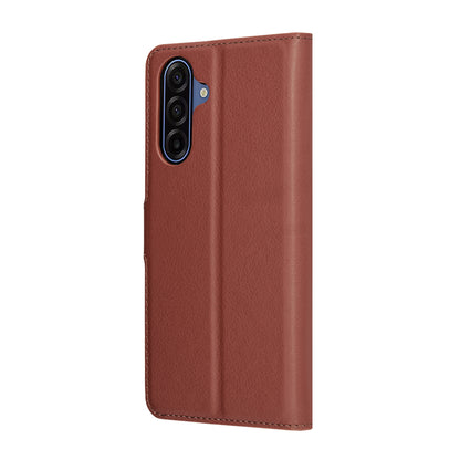 Husa pentru Samsung Galaxy A17 4G / A17 5G, Techsuit, Leather Folio, Maro
