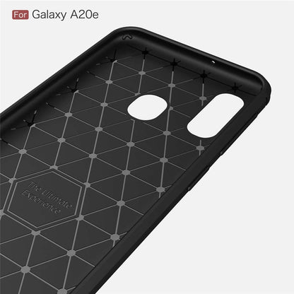 Husa pentru Samsung Galaxy A20e A202, Techsuit, Carbon, Neagra