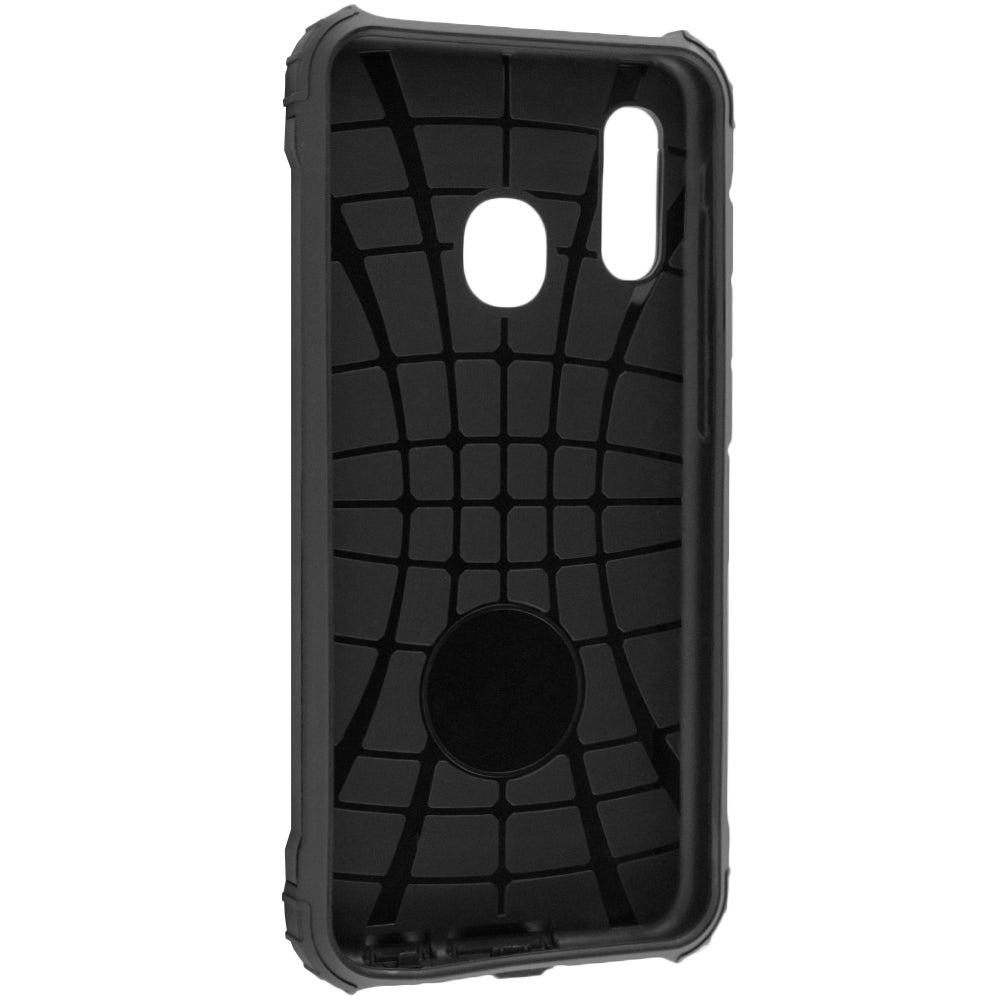 Husa pentru Samsung Galaxy A20e A202, Techsuit, Hybrid Armor, Neagra