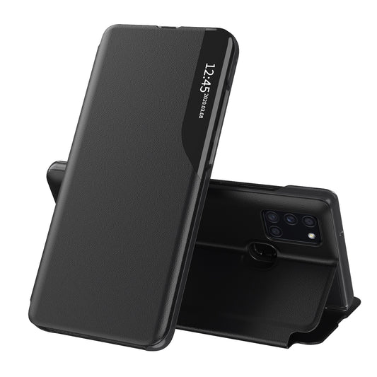 Husa pentru Samsung Galaxy A21s A217, Techsuit, eFold, Neagra