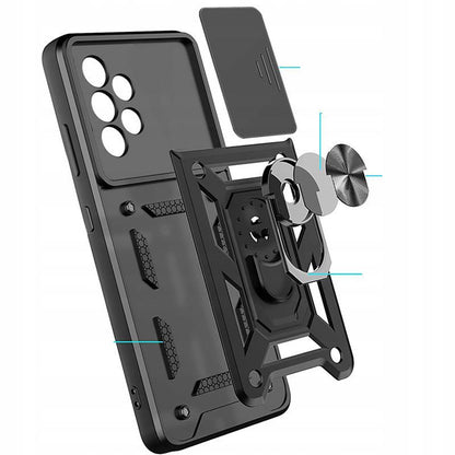 Husa pentru Samsung Galaxy A23 5G A236 / A23 A235, Techsuit, CamShield, Neagra