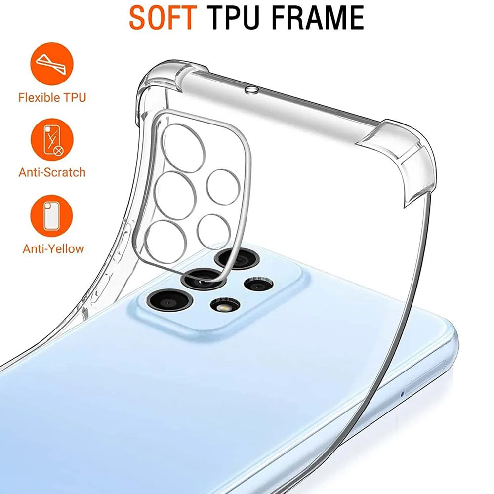 Husa pentru Samsung Galaxy A23 5G A236 / A23 A235, Techsuit, Shockproof Clear, Transparenta