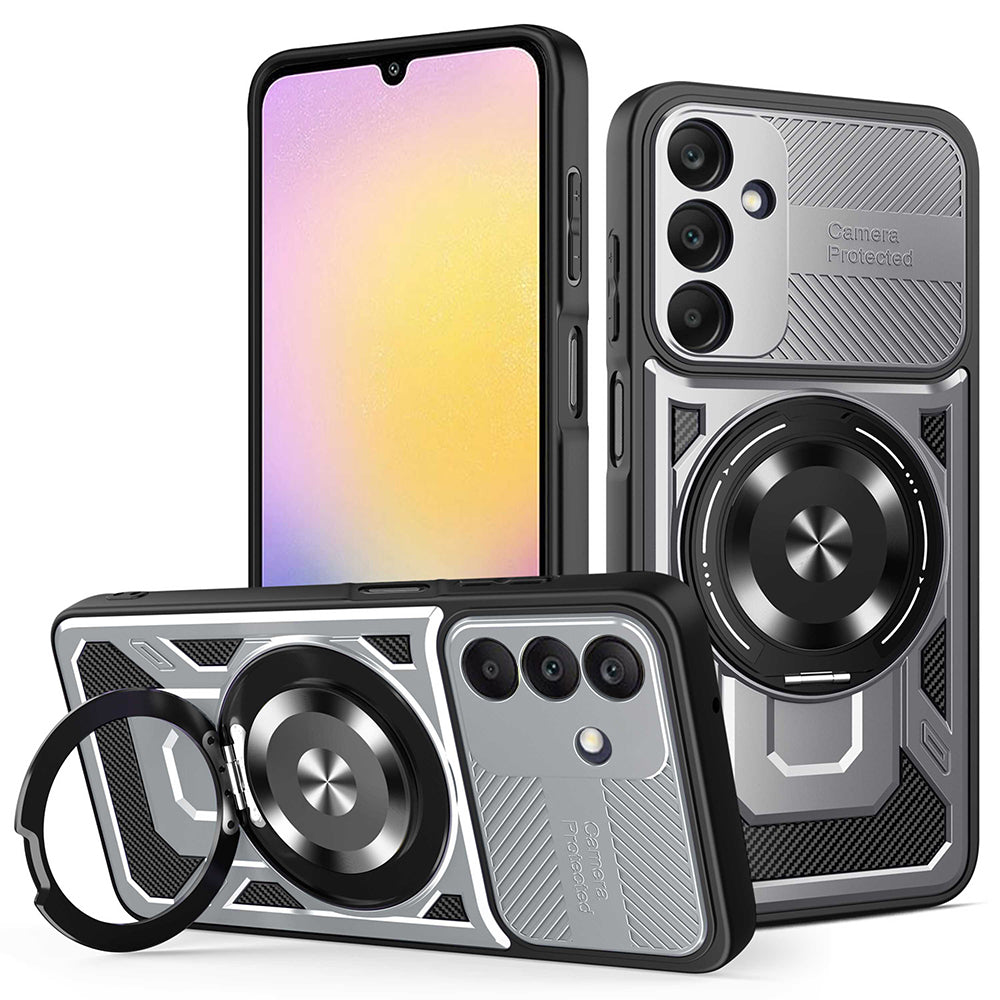 Husa pentru Samsung Galaxy A25 A256, Techsuit, RuggedCam, Gri