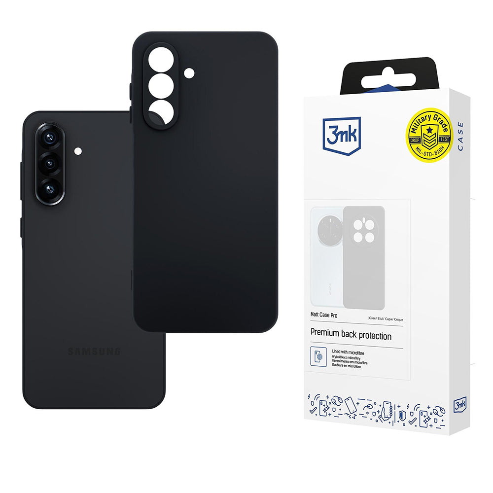 Husa pentru Samsung Galaxy A26 A266, 3MK, Pro, Neagra Mata