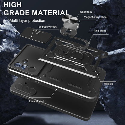 Husa pentru Samsung Galaxy A26 A266, Techsuit, CamShield, Neagra