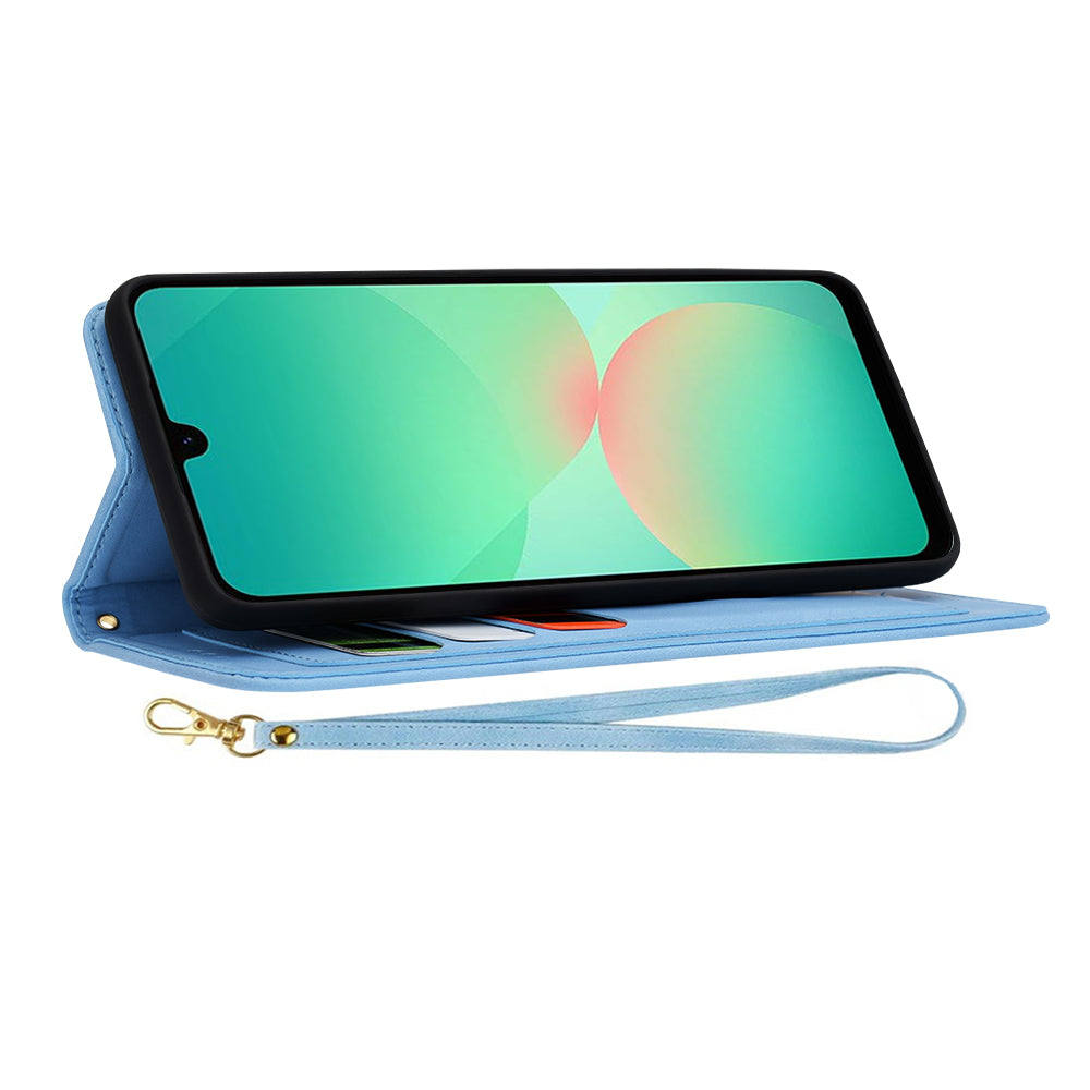 Husa pentru Samsung Galaxy A26 A266, Techsuit, FlipCraft, Bleu